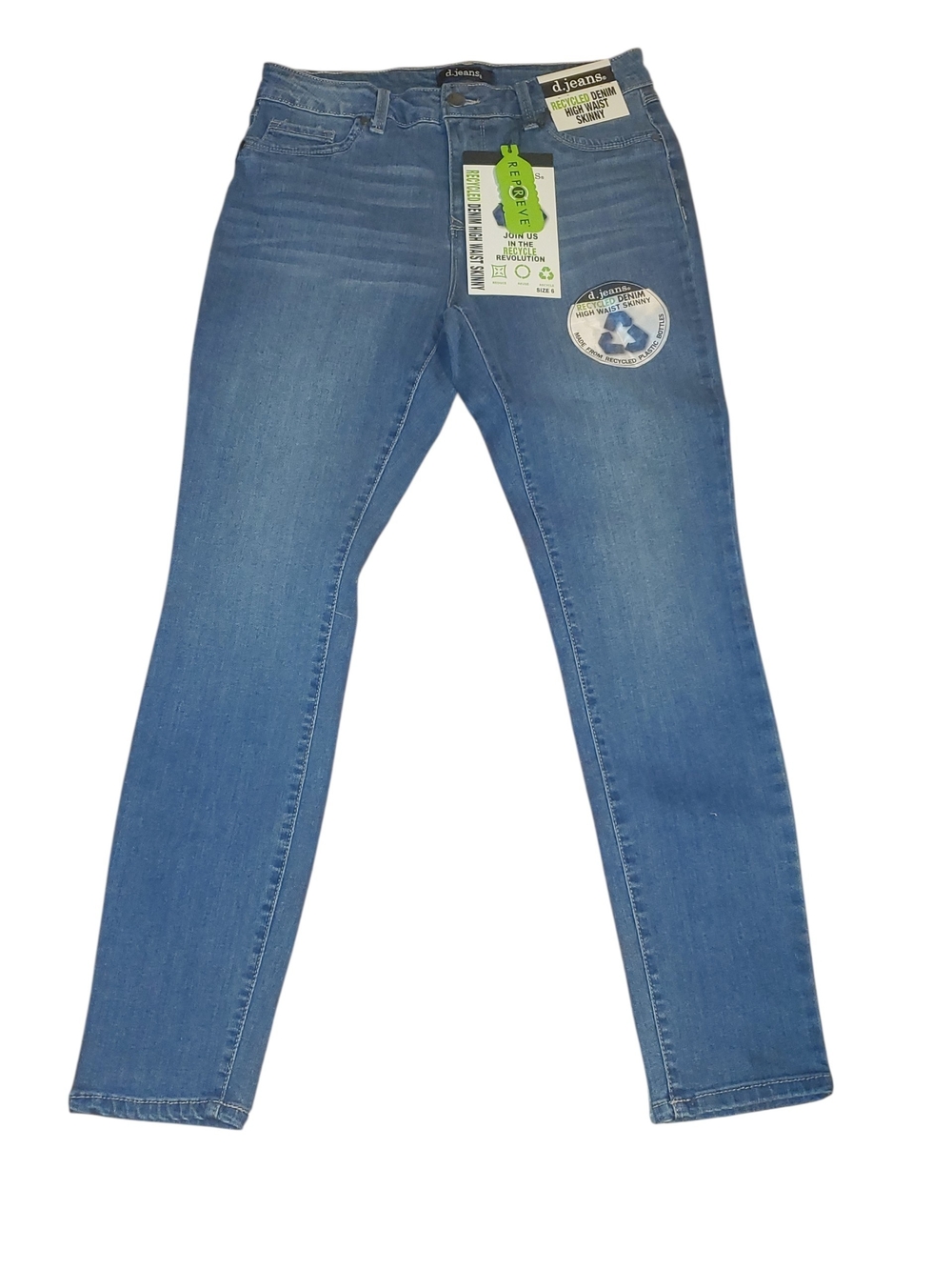 d. jeans Medium Blue Skinny Stretch Women's Jeans